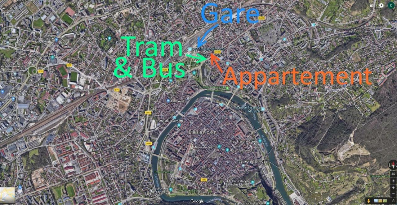 Apartment Bnbesak La Gare Viotte Besancon